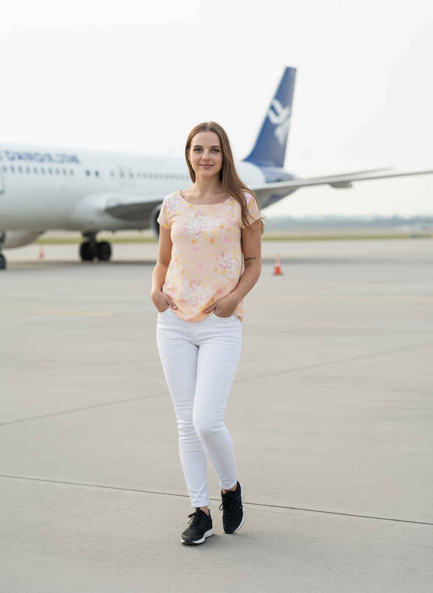 Light Cream Flower AOP