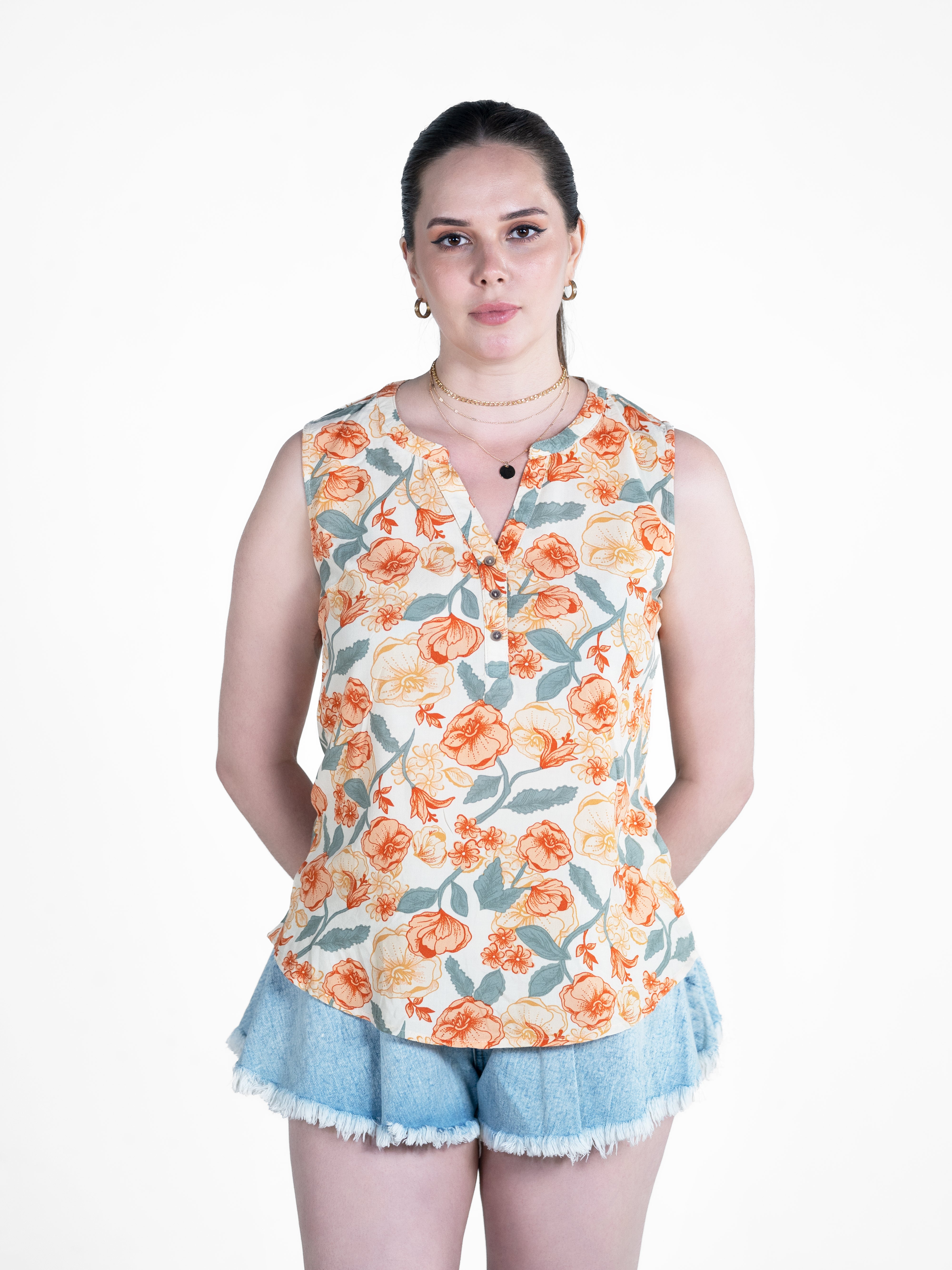 Ivory Flower AOP