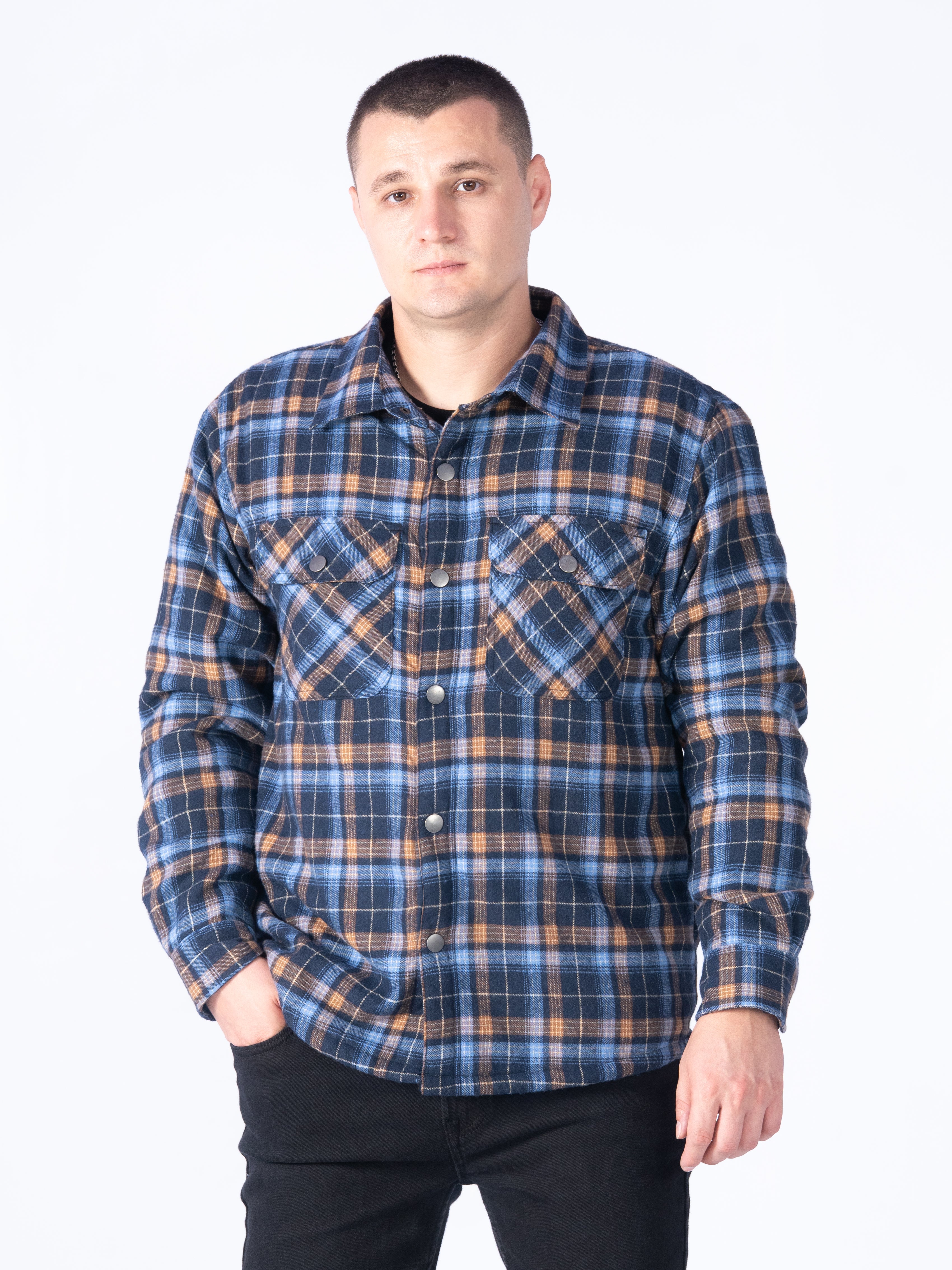 NAVY/SKY BLUE STRIPE