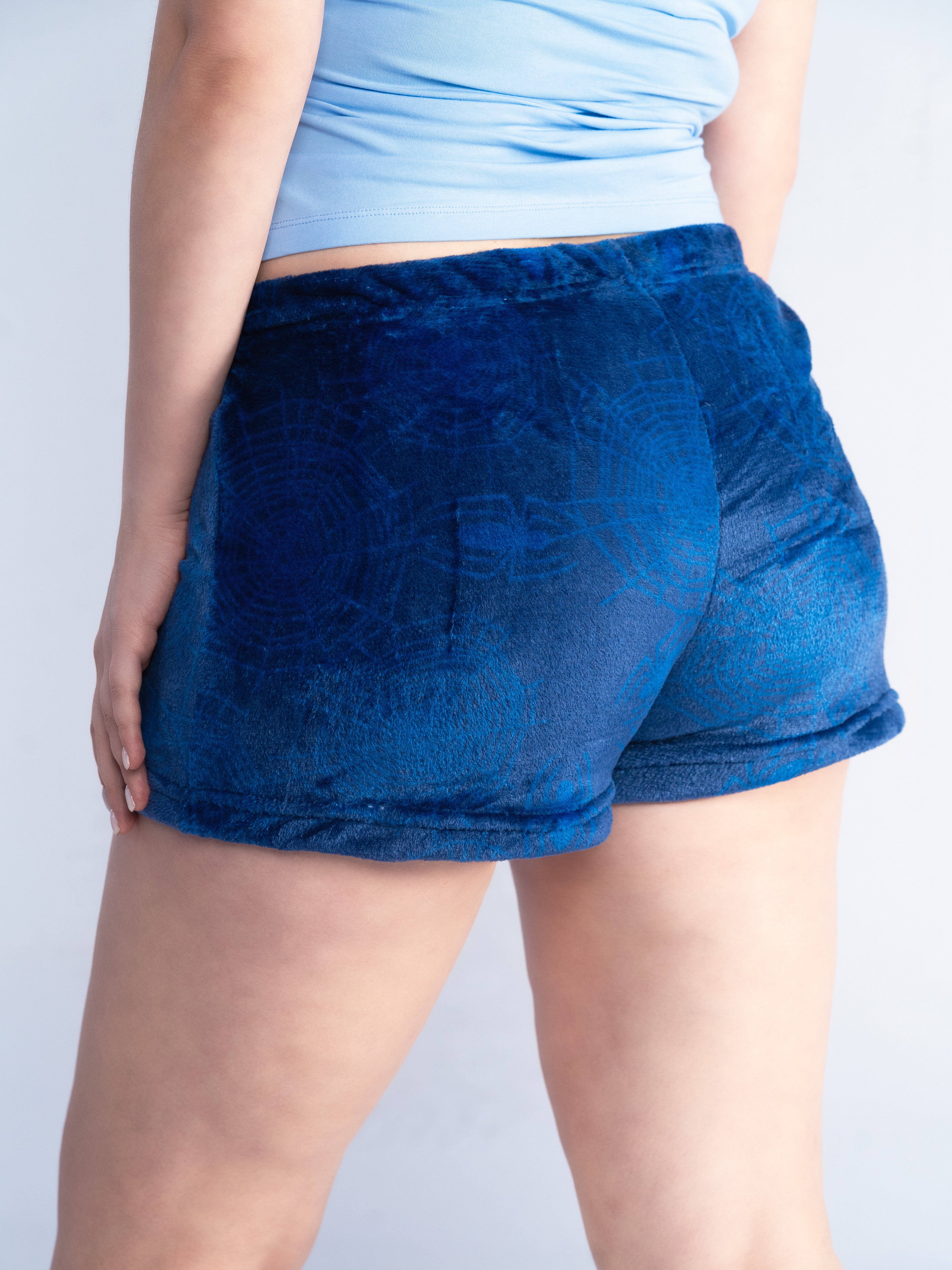 Royal Blue Spider AOP