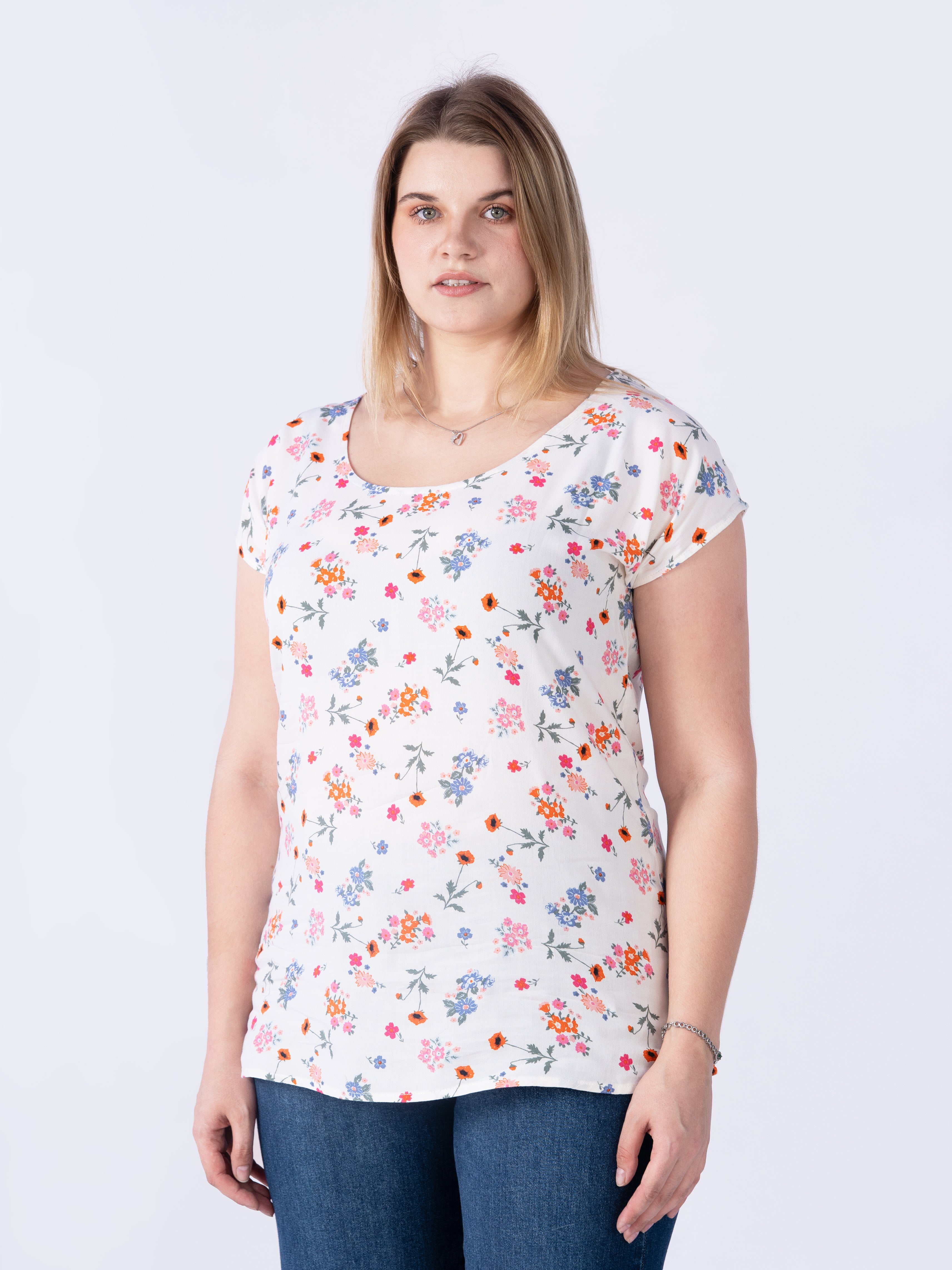 Off White Flower AOP