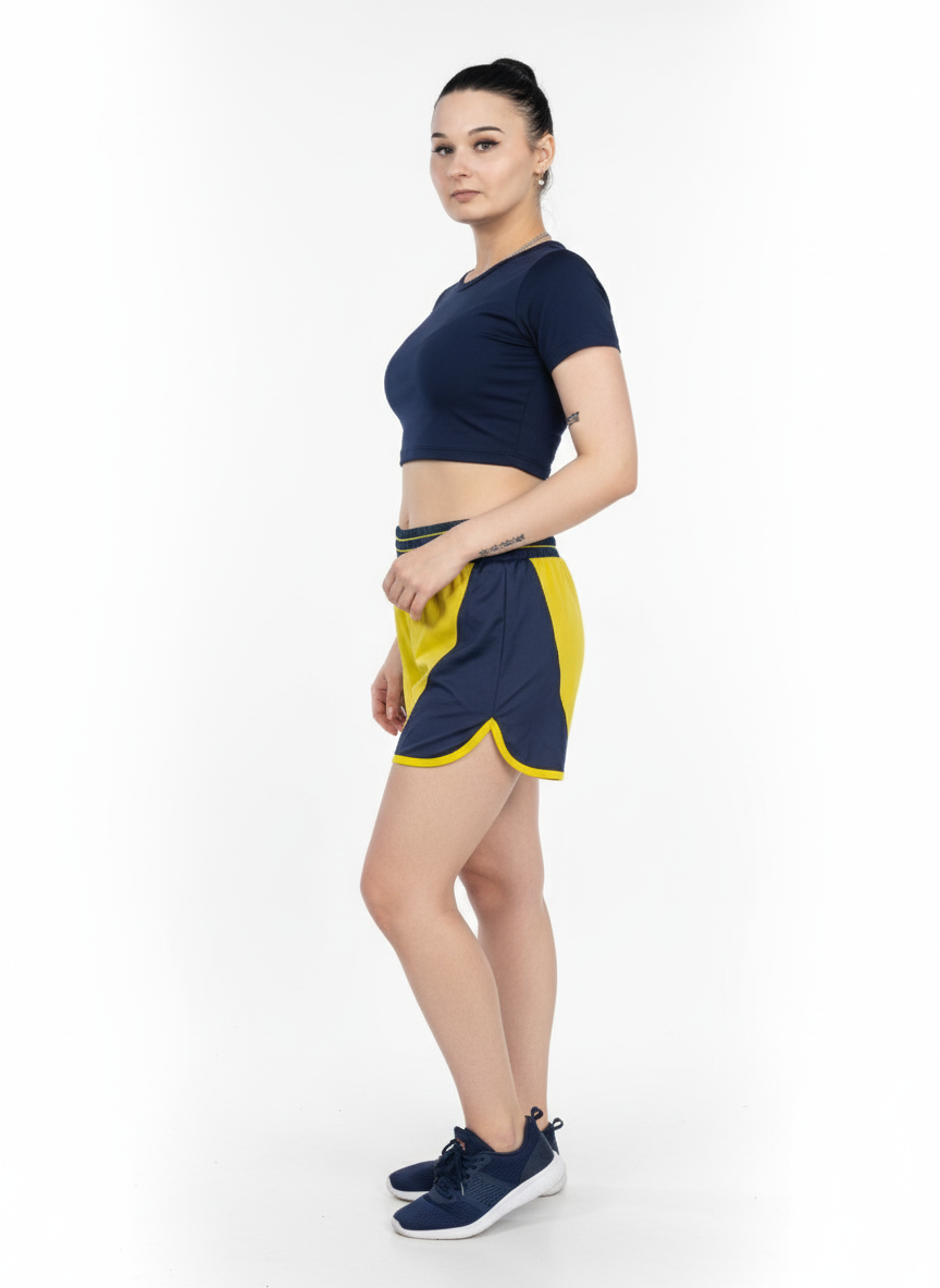 Mustard Yellow & Navy