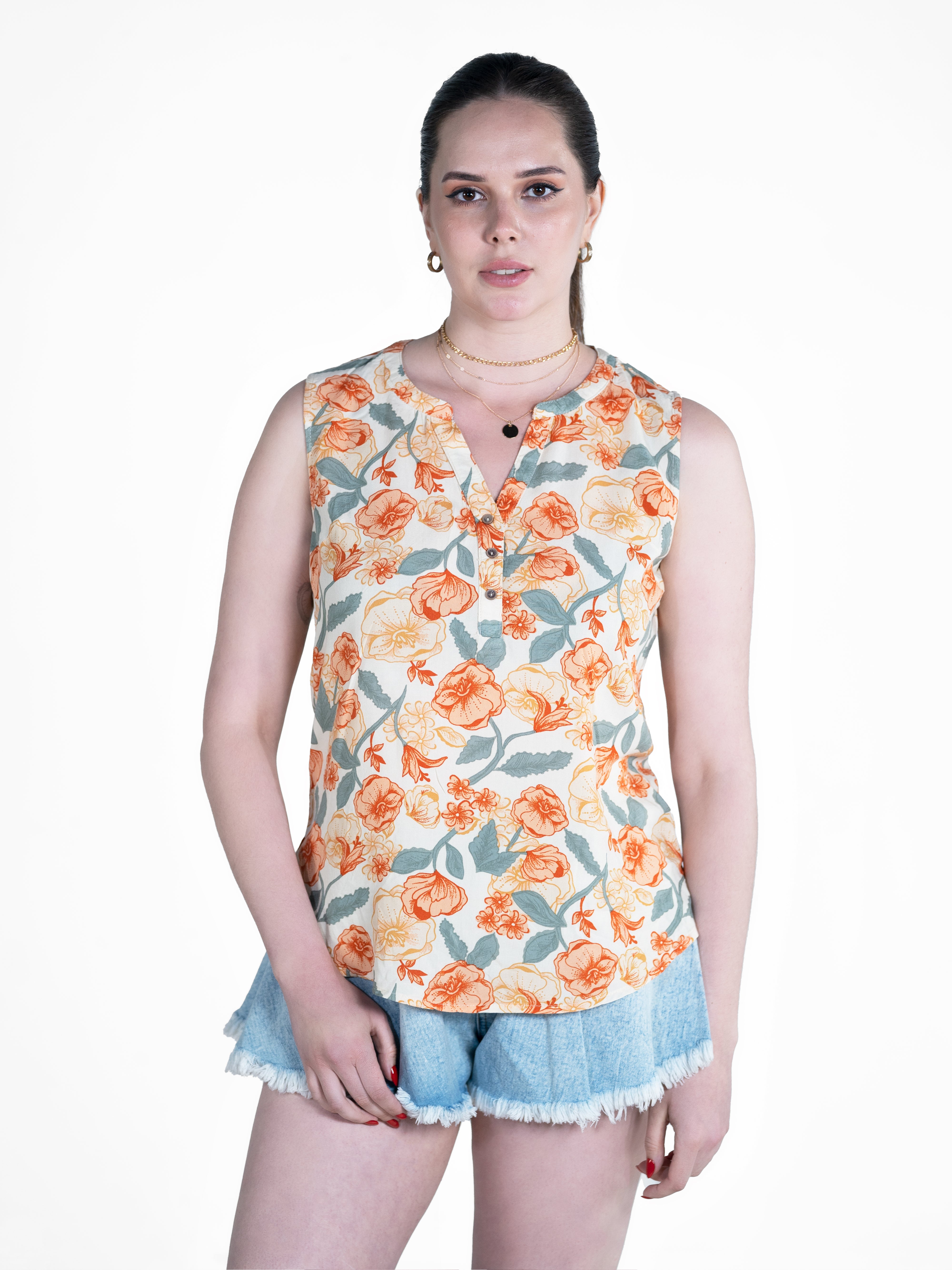 Ivory Flower AOP