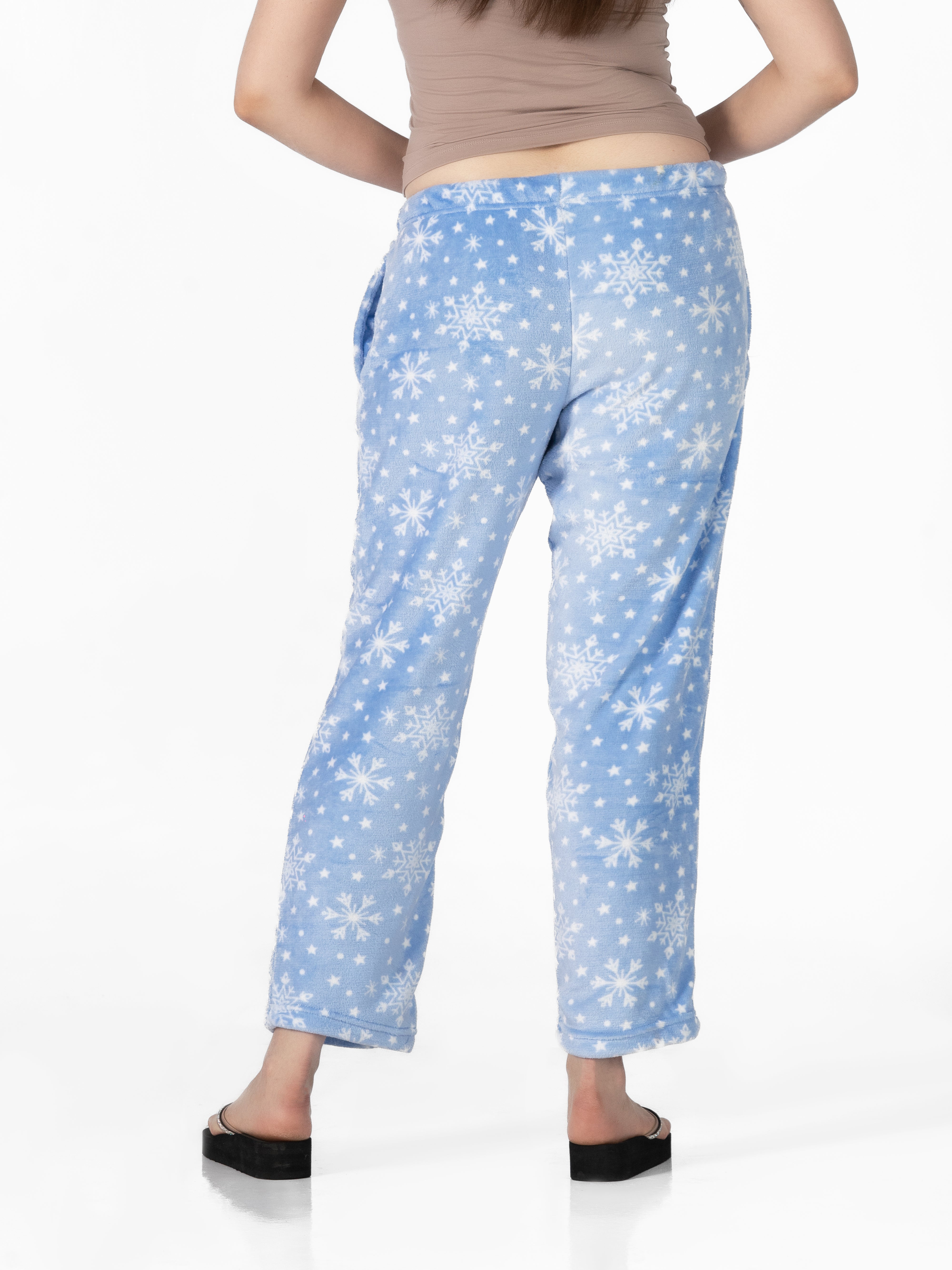 Lavender Blue Snowflack AOP