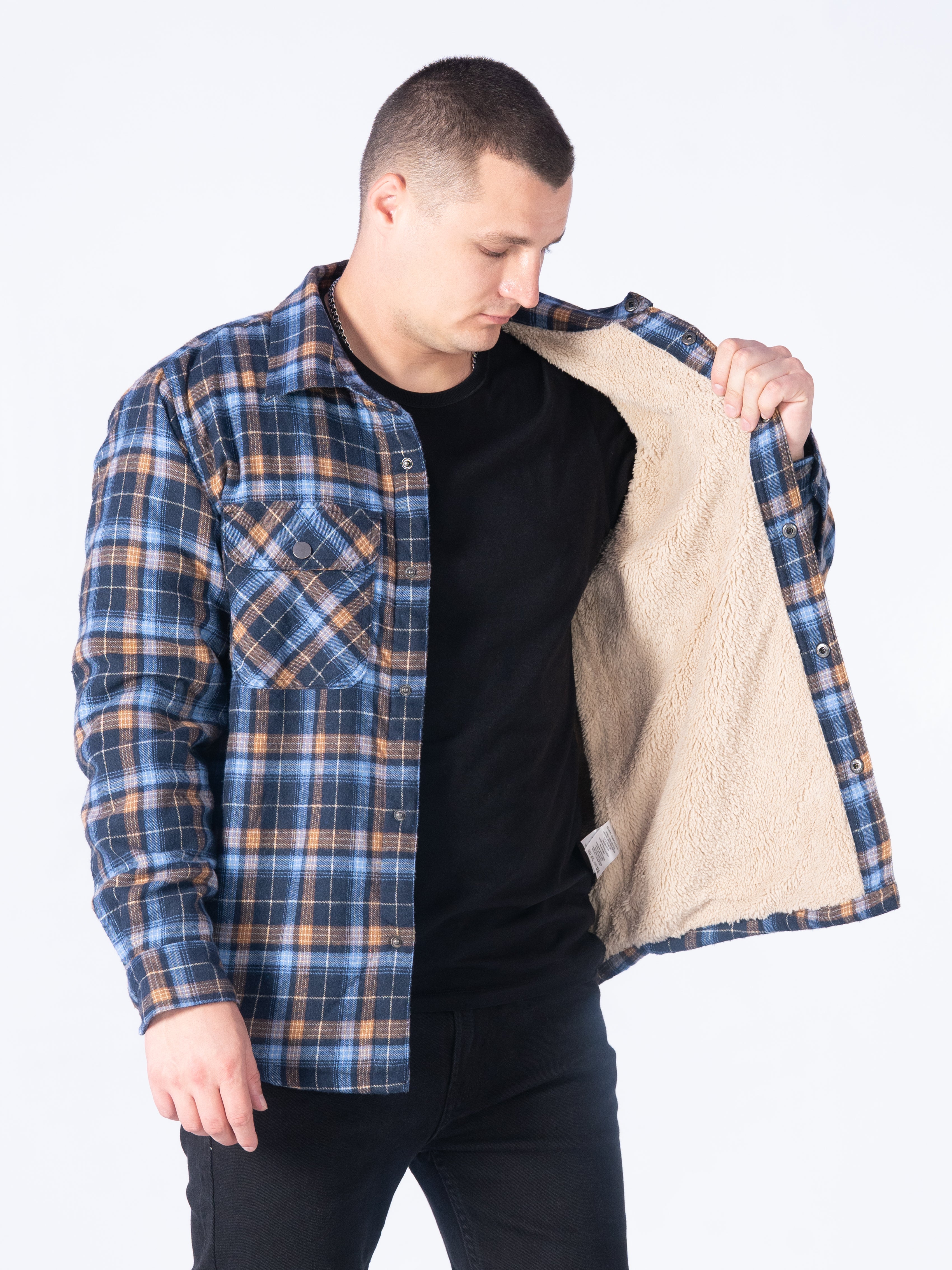 NAVY/SKY BLUE STRIPE