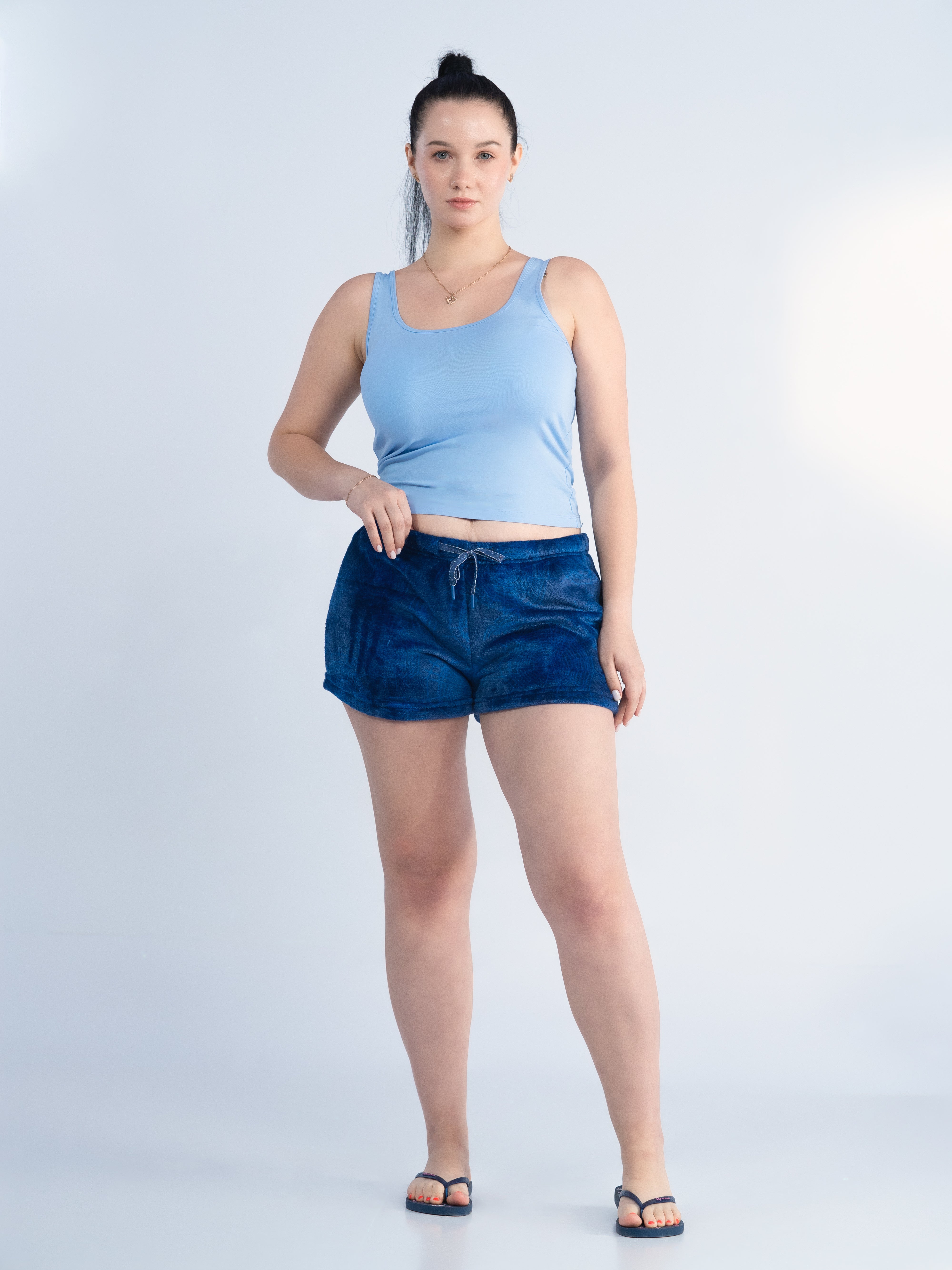 Royal Blue Spider AOP