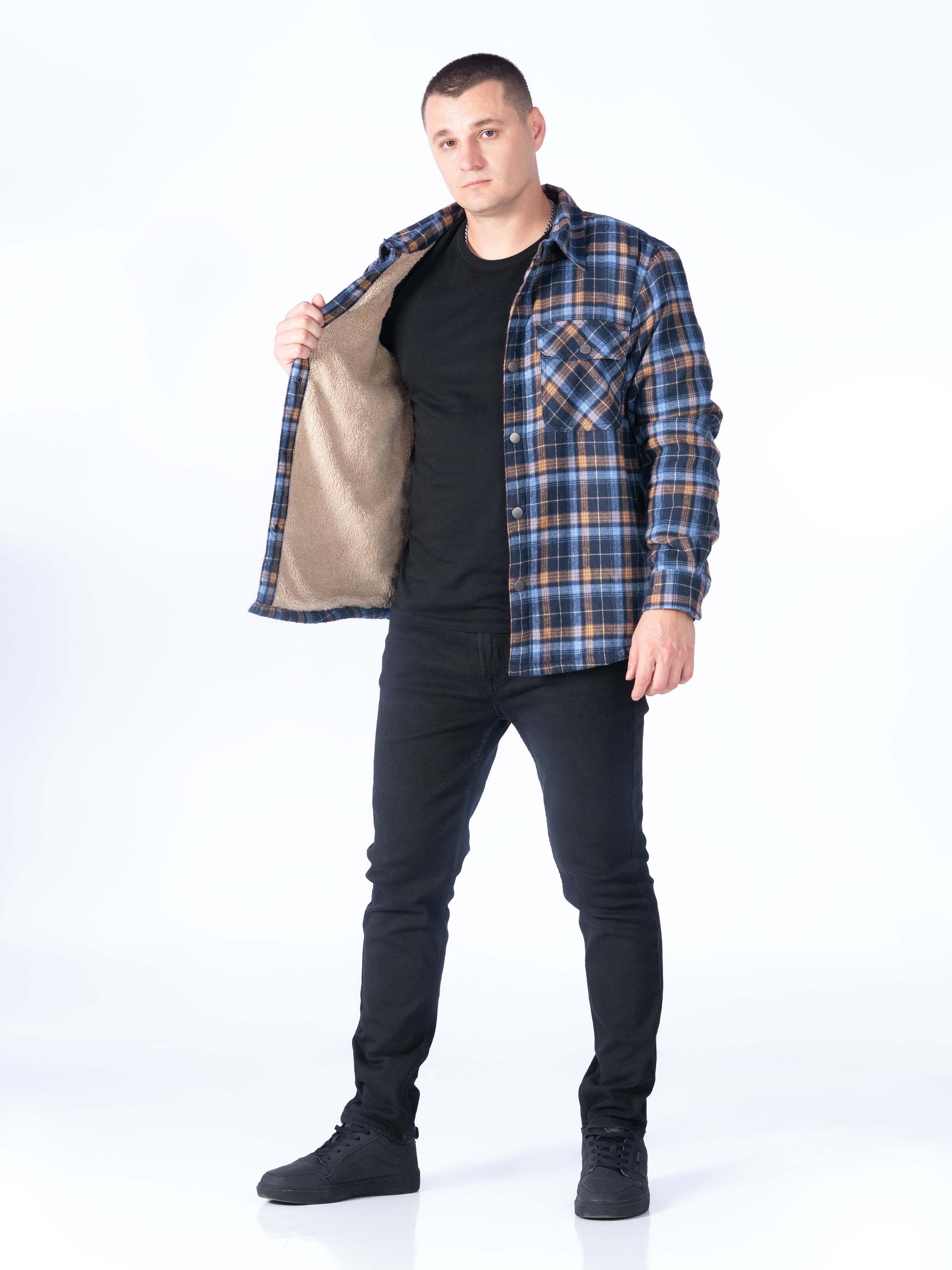 NAVY/SKY BLUE STRIPE