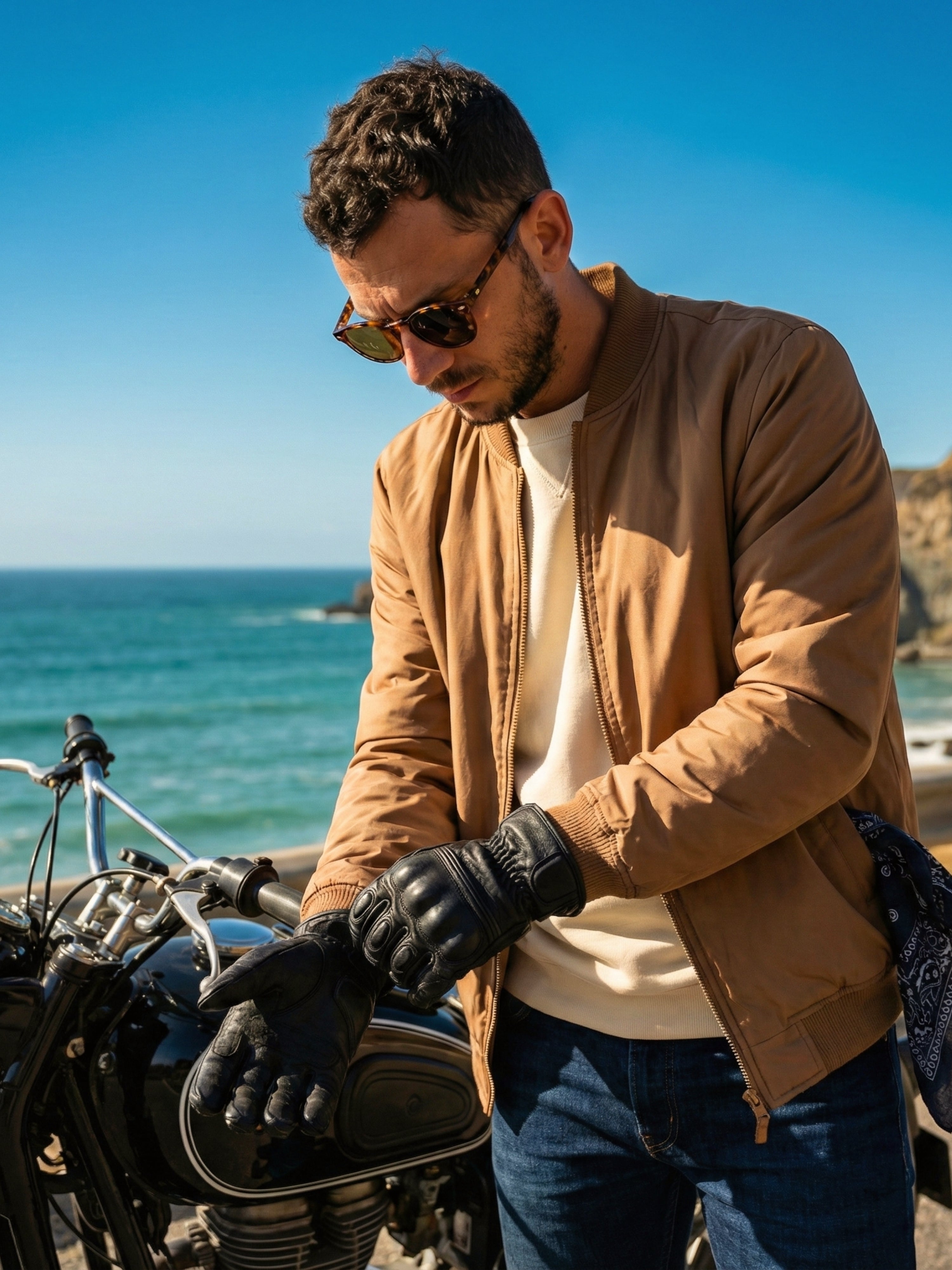 Men's Classic Bomber Jacket