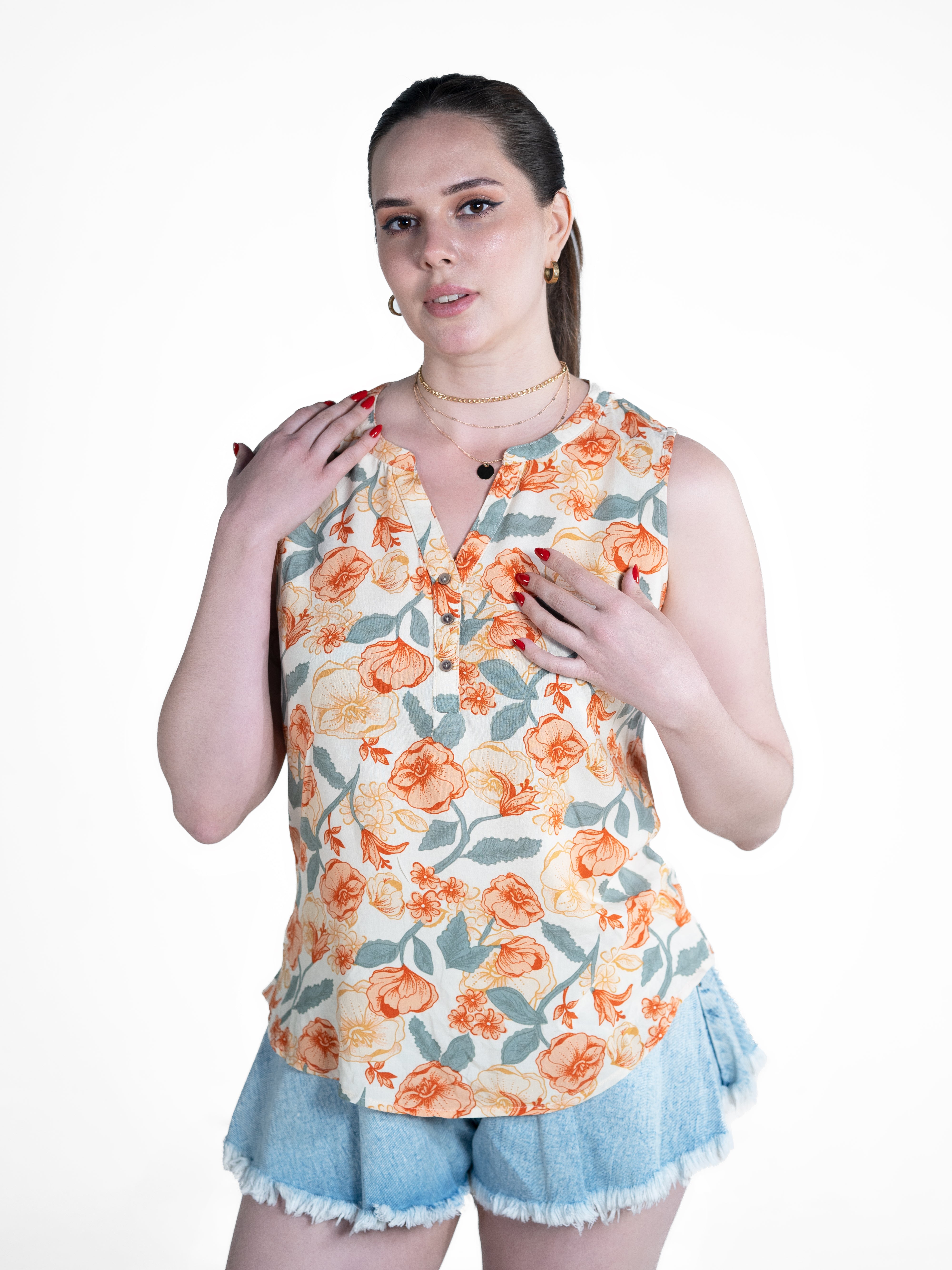 Ivory Flower AOP