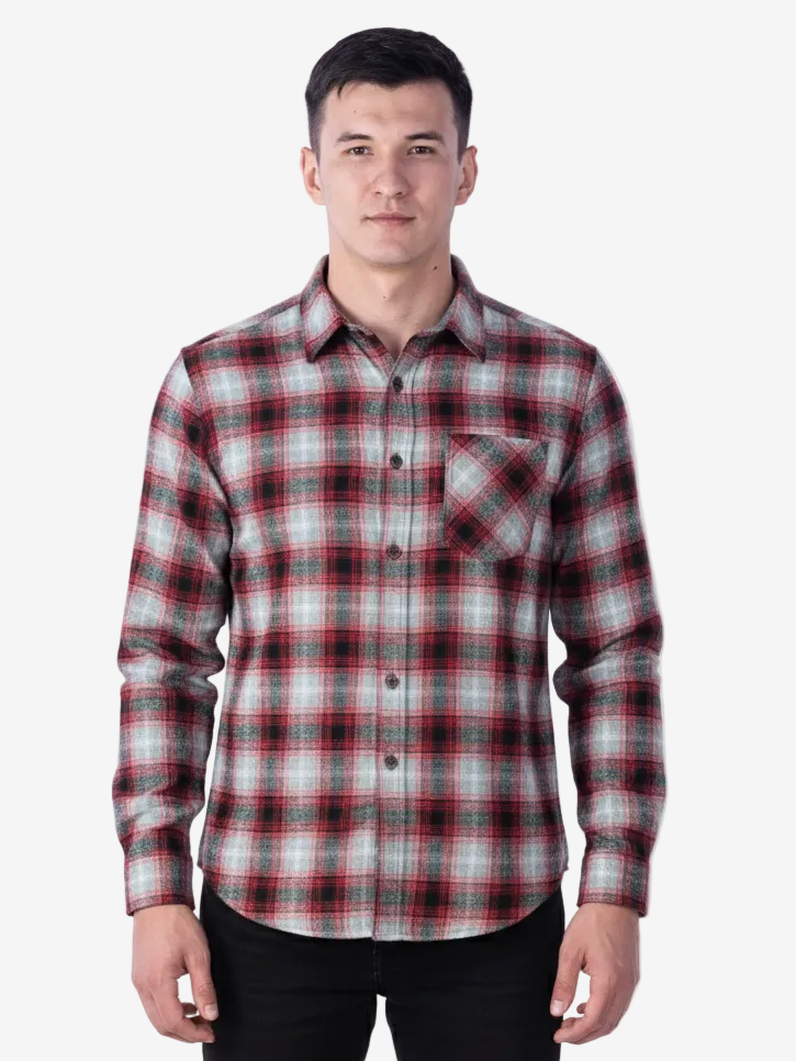 Crimson Slate Plaid