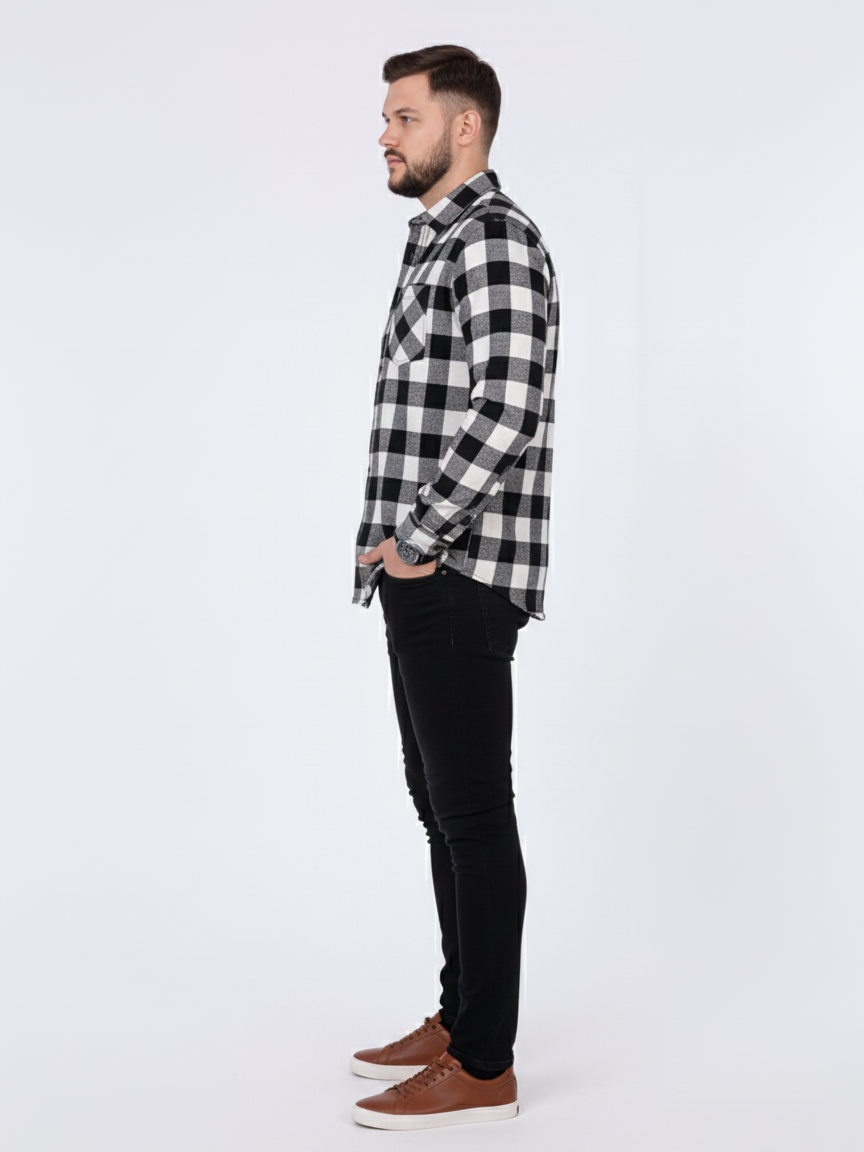 Classic Onyx Buffalo Check