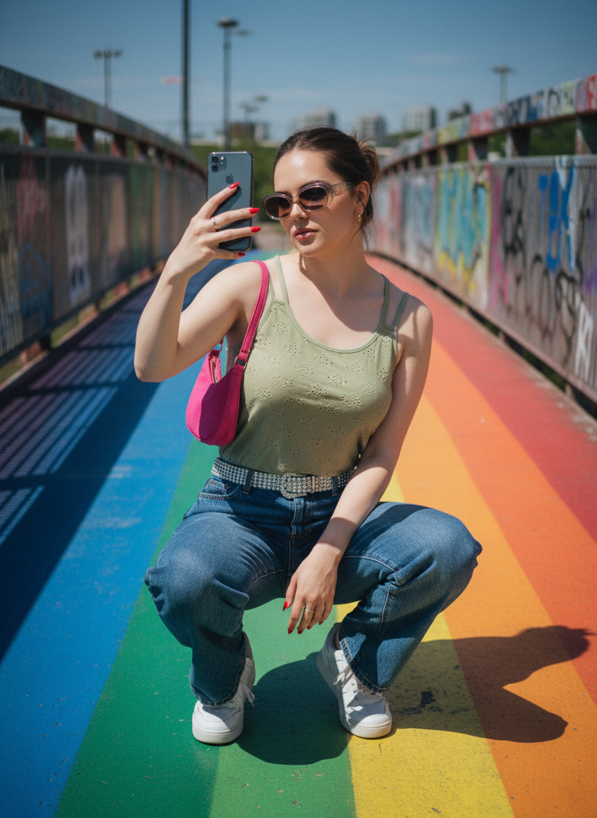 Ladies Casual Scoop Neck Top