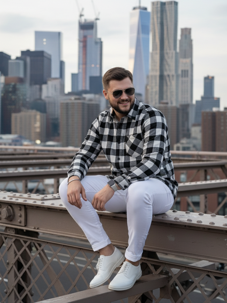 Classic Onyx Buffalo Check