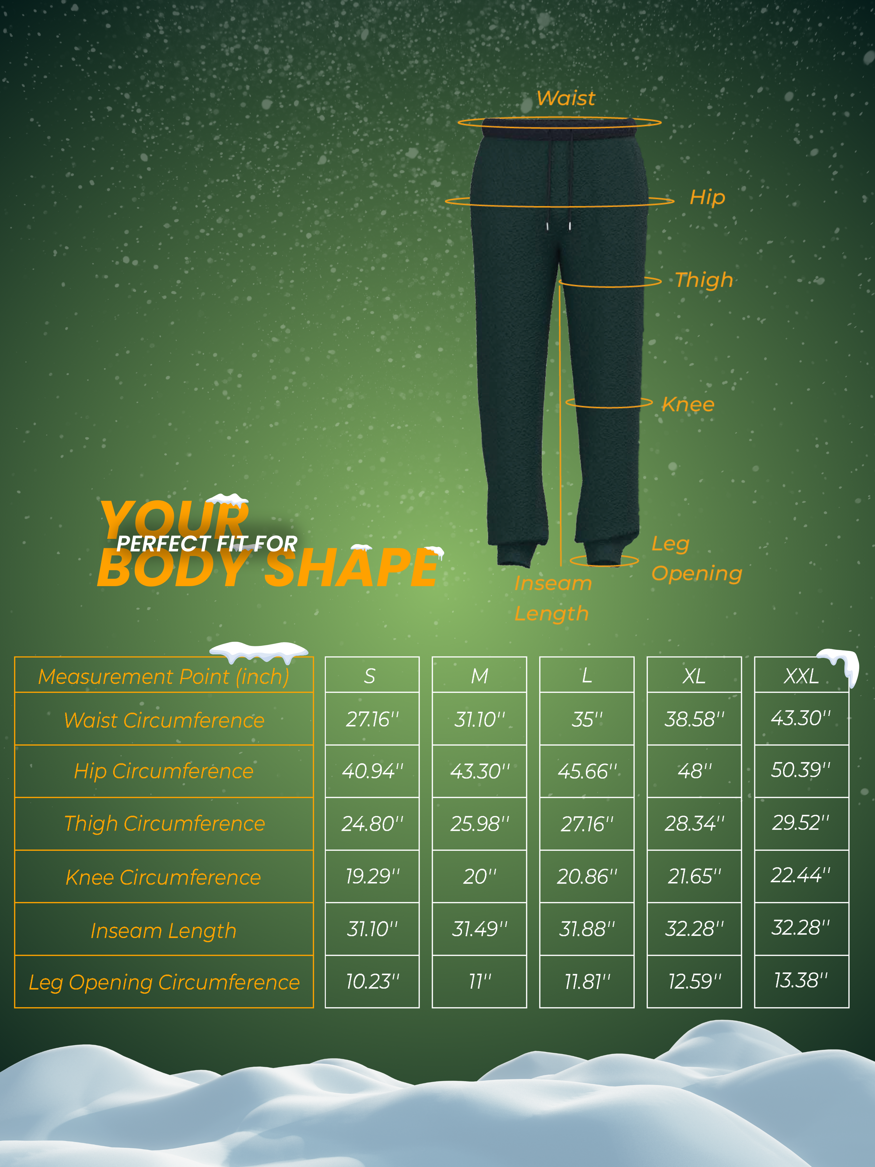 Mens Polar Fleece Jogger