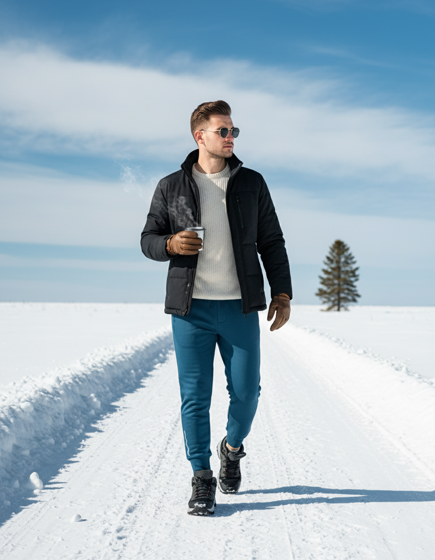 Men's Relaxed Fit Cotton Blend Jogger