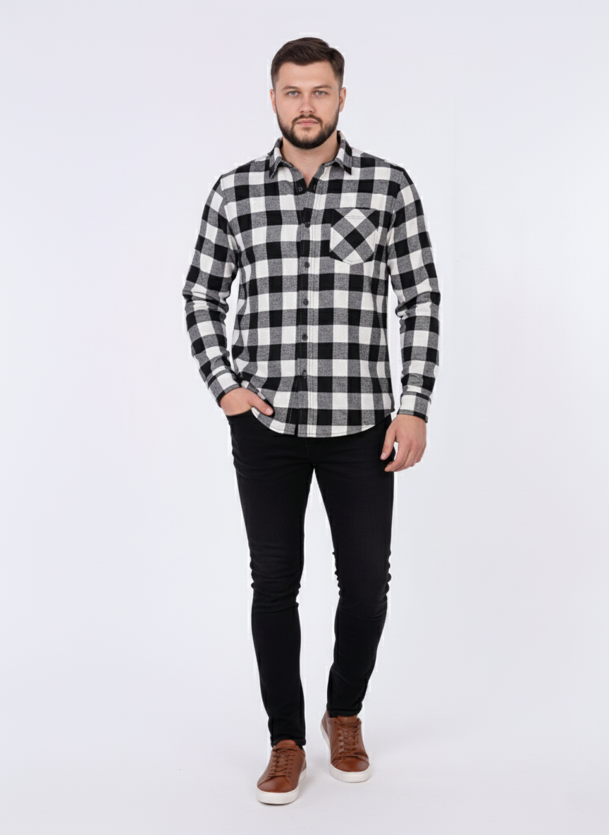 Classic Onyx Buffalo Check