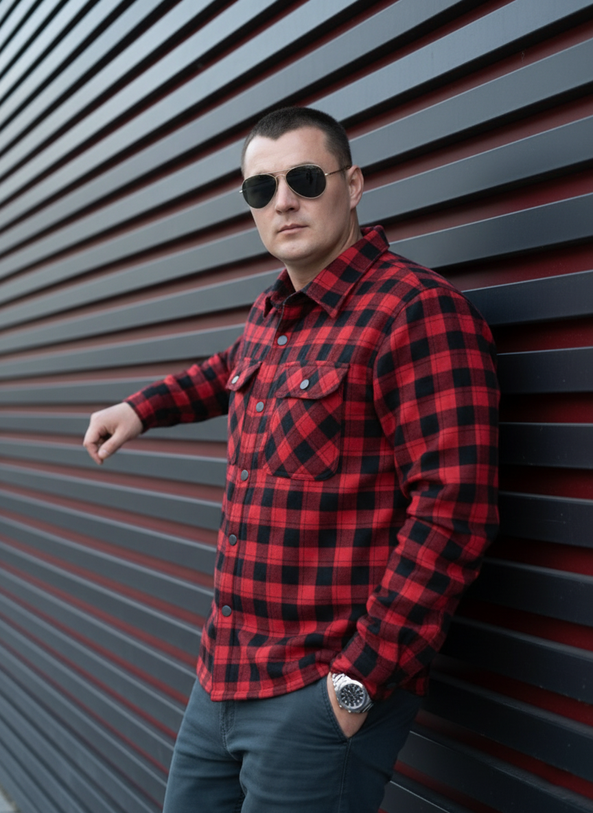 RED/BLACK STRIPE