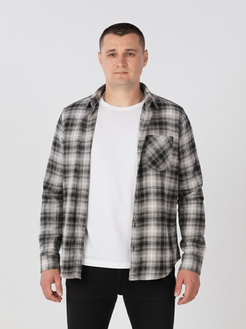 Shadow Grey Plaid