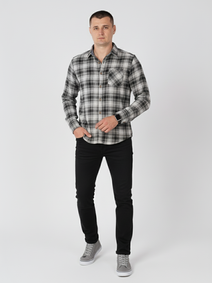 Shadow Grey Plaid
