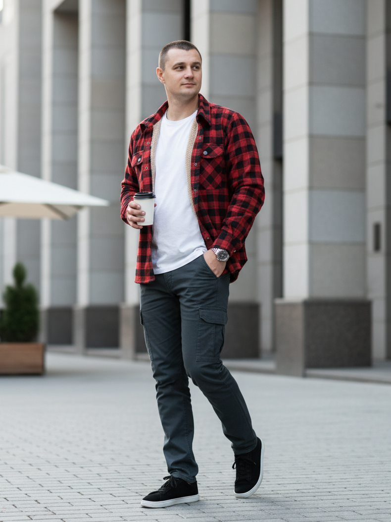 RED/BLACK STRIPE